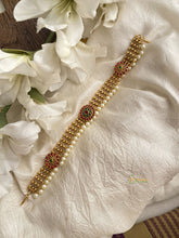 Antique Gold Look Alike Floral Sheshphool  - G11431